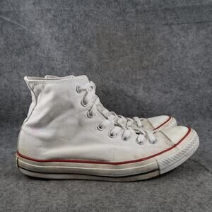 Converse Shoes Womens 10.5 Sneakers Chuck Taylor All Star High Top White Canvas